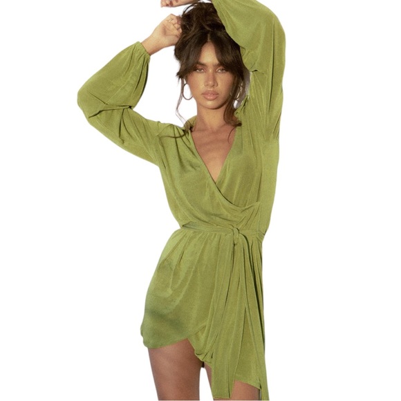 Princess Polly Dresses & Skirts - Princess Polly Party Time Mini Dress Green